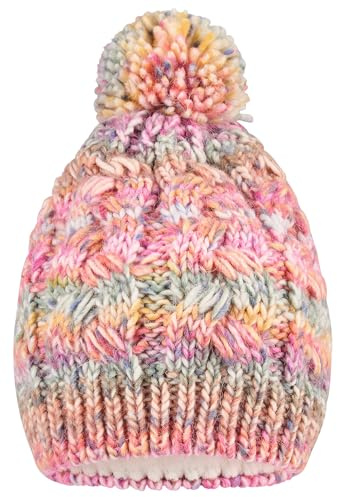 Sterntaler Mädchen Beanie-Mütze Bommelmütze Farbmix