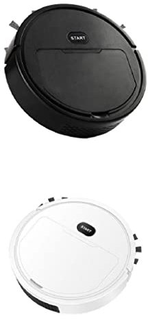 2 limpiadores inteligentes de alfombras 3 en 1 para uso doméstico, seco y húmedo, carga USB, bajo ruido, azulejos de madera dura, piedra laminada