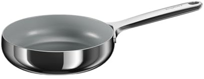 Berghoff Home Edelstahl Bratpfanne 20cm – Antihaft-Pfanne ohne PFAS – Induktionsgeeignet – kleine Pfanne für alle Herdarten – Non-Stick Bratpfanne