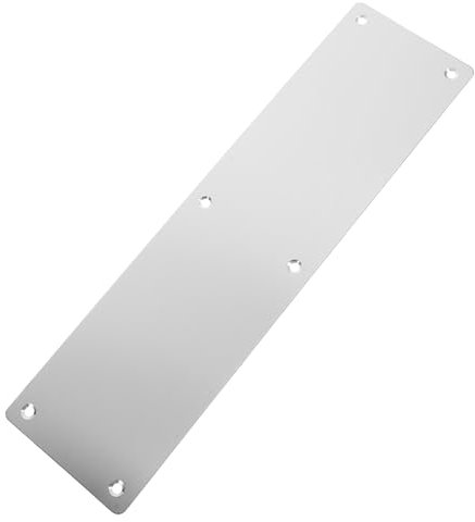 Mipcase Türdrückplatte Edelstahl 80x300mm Ersatz Druckplatte Für Innentüren Rostfrei Einfache Montage Vielseitig Verwendbar