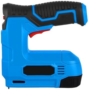Grapadora eléctrica, pistola de clavos inalámbrica con batería litio 1500mAh, grapadora recargable por USB, muebles, marco madera, herramienta bricolaje