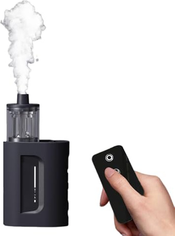 Fabater Tragbare Nebelmaschine, 30 W Klein-Hand-Rauchmaschine für Fotografie, 5 Rauchdichtestufen mit Fernbedienung, Haze Maker für Indoor-Outdoor-Cosplay, Bühneneffekte
