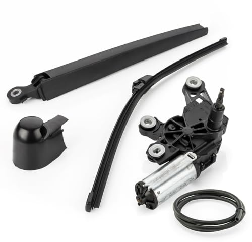 LST Wischermotor Heckklappe Scheibenwischer Motor Wischblatt kompatibel mit VW Multivan T5 T6