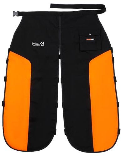WISEPRO Chainsaw Chaps, Protective Chainsaw Apron Adjustable Chainsaw Chaps for Men/Women, Clothing Safety Trousers Forest Protective Gear