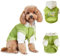 Hundebekleidung Hund, FainFun Hunter Hundepullover, Hunde Weihnachtspullover, Chihuahua Kleidung, Schützt das Gesicht Ihres Hundes oder Ihrer Katze, mit Schlepplöchern (Weiß Grün, L)