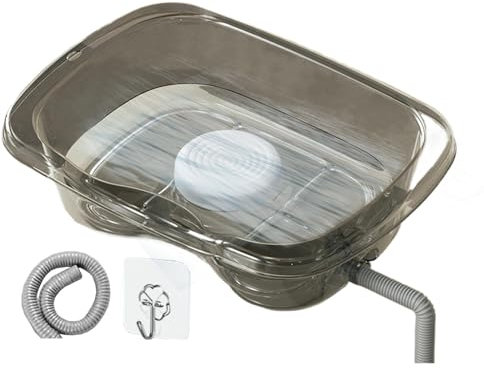 Generisch Haarwaschbecken | Krankenbett Shampoo Bowl | Winter Haarwaschschale | Tragbar | Feuchtigkeitsspendend | 46x34x14cm | Für ältere Senioren und behinderte Patienten im Bett