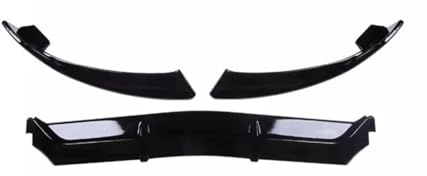 KLAUER Becquet Lèvre Avant pour Mercedes pour Benz GLC X253 C253 Coupé GLC200 GLC260 GLC300 2016-2019 Kit Carrosserie Séparateurs Becquet De Pare-Chocs Avant Spoiler Pare-Chocs Avant(Glossy Black)
