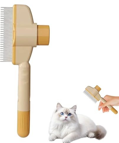 Brosse Activ Pet - Brosse Attrape'Poils, Brosse Chat Poil Long, Anti Poils Brosse Pour Chats Brosse Pour Chien, Brosse Attrape Poils Pour Chat, Élimine Jusqu’À 95% Des Poils Morts