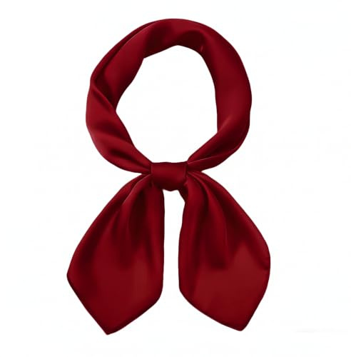 VLYX Satin Kopftuch Damen Bandana, 70x70 Cm, Einfarbig, Seidenähnlich | Seidenähnliches Satin-Tuch, Quadratisch. Elegant Als Kopftuch, Halstuch, Haarband Oder Schal. Einfarbig, Weich, Mehrzweck