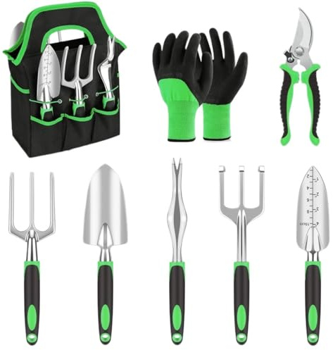 Outils de Jardinage, Ensemble d'outils de Jardinage antirouille – Parfait for l'intérieur et l'extérieur for Hommes Femmes