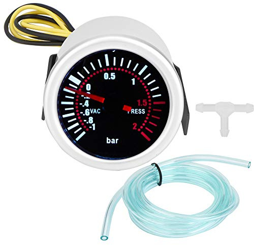 Gauge Meter 2 Coche Universal 12V LED Digital Turbo Boost PSI for tester del Calibro del Ledreloj Presión Turboreloj Mini Presión Turboreloj Presión Turbo para Cochereloj Presión Turbo Cochereloj