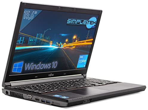 Fujitsu Tragbarer Computer für Notebook, Lifetook, A574 Core I5, 4300 m, bis zu 3,3 GHz, Win, 10 WiCam Externes 15,6 Zoll, WIFI (Grad A (minimale ästhetische Zeichen), 16 GB RAM 240 GB)