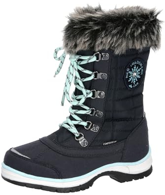 Lico Fille Lillesand Botte de neige, Turquoise Marine, 36 EU