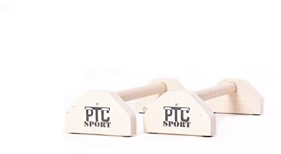 Liegestützgriffe Holz push up Griffe Liegestützen lang Holz-Parallettes 2 Stück Fitnessgerät für Calisthenics Körpergewichtstraining Yoga
