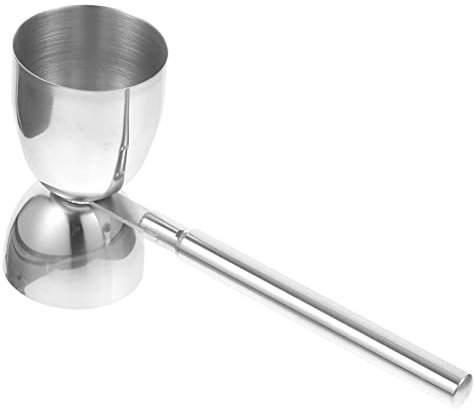 Cabilock Vaso Medidor Doble Jigger 30/60 Ml Acero Inoxidable Medidas Internas Diseño Estable Para Bartender y Preparación De Cócteles Bares y Hogar