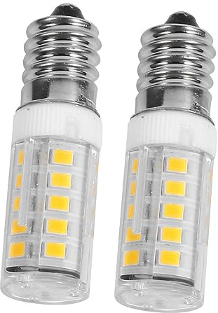 jojofuny 2pezzi Lampadina Led Per Illuminazione Di Elettrodomestici Da Cucina Luce Calda e Brillante Basso Consumo Energetico