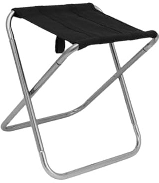 Perfeclan Camping-Hocker, Sitz, Mini, tragbare Liege, Fußstütze, Campingstuhl, Fußhocker, Faltbarer Fußhocker für Lounge, Reisen, Angeln, Grau