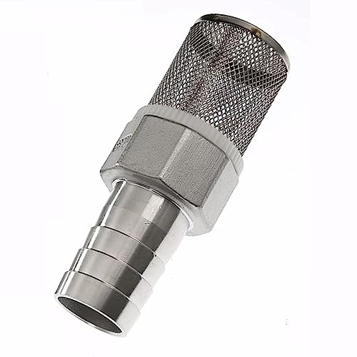 Water Pump Filter,Pipeline Filter,1pc 25 33 38 40 50mm Stainless Steel Hose Filter, Garden Irrigation Tube Car Wash Pump Stainless Steel Filter Net Mesh Water Filter(2 50mm)