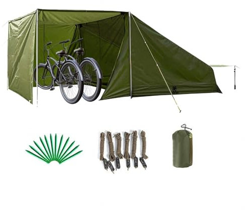YSMSMZJK Zeltgarage mit Abnehmbarem Schattentuch Fahrradgaragen für Terrassenmöbel, Fahrrad, Motorrad Carport Carport