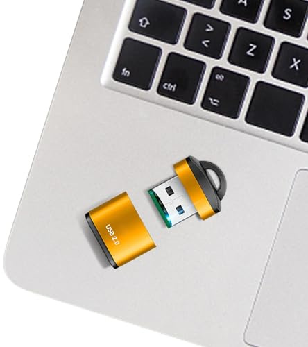 Míní - Lector de tarjetas USB | Adaptador USB 2.0 MícroSD portátil | Lector de tarjetas para accesorios de ordenador portátil | MícroSD de alta velocidad | Lector de tarjetas USB inteligente Multí