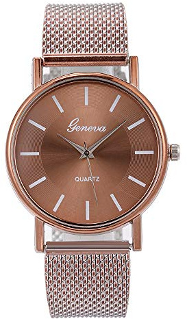 Talking Klockor End Quartz Watch Urmärkande Glas Blå Damklocka, J, En storlek