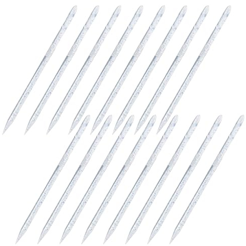 Bastoncini Spingicuticole 100pezzi in Plastico Blu per Manicure | Saloni e Uso in Mobilità, Morbidi e Delicati, Riutilizzabili, per Rifinitura e Ordine
