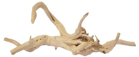 Pre-Treated Heat- Rhododendron Root Driftwood Natural Wood Ornament for Aquarium Landscaping Fish Tank Reptile Enclosures Microlandscapes