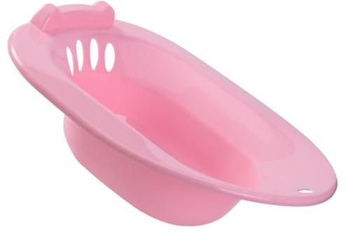 Sitzbecken für Schwangerschaft und Postoperative Pflege aus Kunststoff Rosa | Anti Spill Loch, Rutschfeste Form, Glatte Oberfläche, Leicht zu Reinigen, für Toilette und Wochenbett
