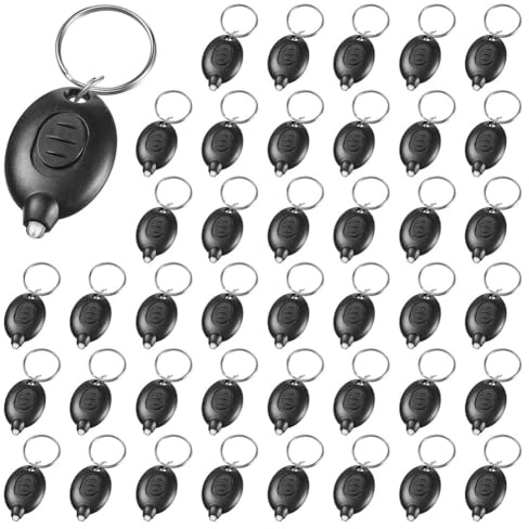 Tsudoku Mini Keychain LED Flashlight Badge Keychain Lights LED Nurse Keychain Light Badge Reel with White Beam Flashlight