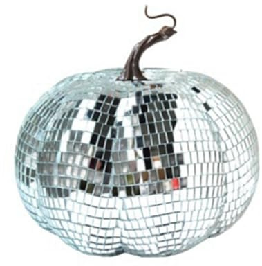 Ehwisbe DISCO-Mirror Ball for Bar and Wedding, Ornaments, Pumpkin,Pumpkin Disco Ball Halloween Home Decor 20cm