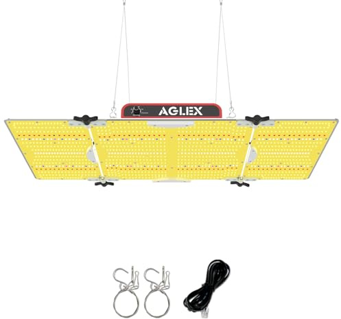 AGLEX K4000 LED Grow Light, 2024 Upgraded Grow Light with Daisy Chain & Dimmable, Full Spectrum Plant Grow Lights for Hydroponic Indoor Plants Seeding Veg Flower Growing Lamps 5X6 FT Grow Tent