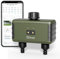 Bluetooth Water Timer 2 Zone, Diivoo Smart Irrigation Sprinkler Timer Up to 40 Separate Programmable Schedules, Hose Computer with Rain Delay and Manual Watering, for Garden Lawn Hose
