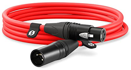 RØDE XLR-3 Cable Premium (3m, Rojo)
