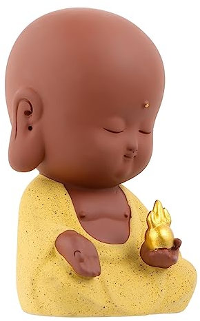 VICASKY Statua in ceramica – Figura Buddha Decorazione Ornamento Per Casa Soggiorno Decorativo