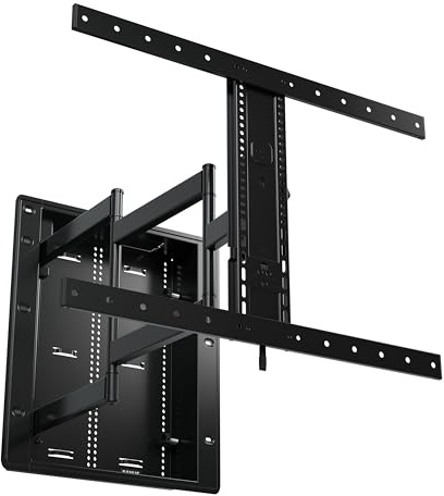 SANUS Recessed TV Wall Mount for 42-85 Screens - Premium Full Motion TV Mount Tilts, Swivels & Extends for Optimal Views - Easy Install & Low Profile Design - VIWLF128-B2