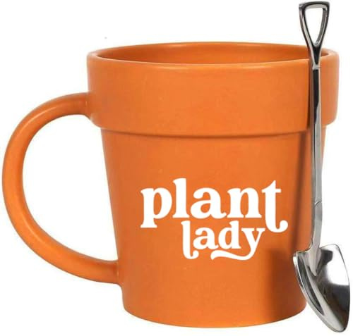 Funny Mug (Lady) HandMade Gardening Gifts for Women Unique for Plant Lovers - Plant Lady Mug - Fun Gardener Gifts for Her