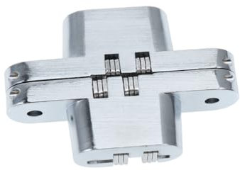 Veemoon Folding Door Hinge 45x13mm Hidden Hinge Stainless Steel Suitable for Hotels Clubs