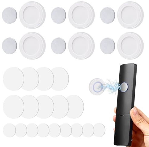 MABAHON 6 x Magnetic Remote Control Holder, TV Remote Control Holder, Wall Mounted Remote Control Holder, Magnetic Holder, Remote Control Organiser for TV Fan Air Conditioners Remote Controls