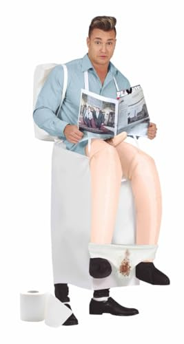 DISBACANAL Disfraz Toilet para adulto - L