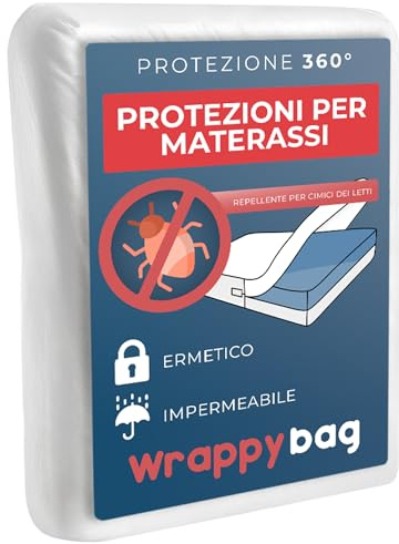 Wrappybag Funda Antichinches, Anti Chinches de Cama - Antiacaros Colchon