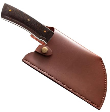 Zuasdvnk Funda para hacha de carne, funda para hacha de carne, protector de piel para chef chopper guard, funda impermeable reutilizable para cuchillos de picar, cuchillo de camping al aire libre