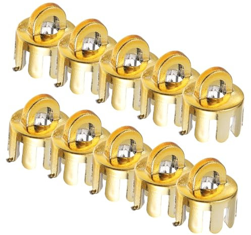 Lurrose 30stücke Dekorative Ballanhänger Kappen Für Weihnachtskugeln Einsetzbare Ornamentkappen Für Festliche Dekorationen Brillante Farben Einfache Anwendung Für Hochzeiten Und