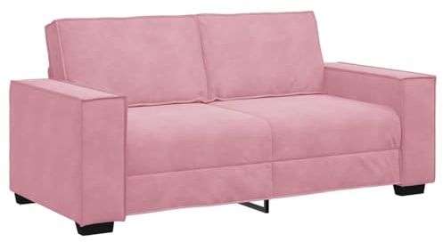 vidaXL 2-Sitzer-Sofa Rosa 180x78x84 cm Samt
