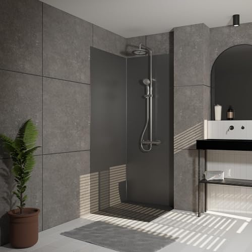 Marwell Urbanox väggpanel aluminium kompositplatta vit 90 x 210 – inklusive avslutningsprofil silver