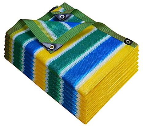 Bâche d'ombrage à 90 % en maille résistante aux UV pour jardin, serre, grange, niche et bâche de plantes, tissu d'ombrage durable pour fleurs et plantes (3 x 6 m, vert)