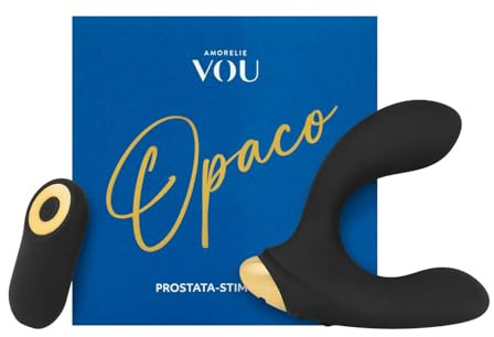 VOU by AMORELIE – Premium Analvibrator Opaco 2.0 mit Fernbedienung für Männer