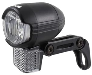 cyclingcolors Fahrrad-Frontlicht, 1x LED, 30 Lux, Gabelmontage, schwarz