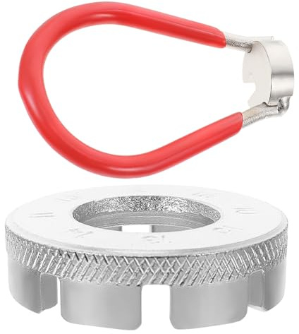 TOYANDONA Llave para Radios de Bicicleta de Acero 8 Agujeros, Kit Profesional de Herramientas para Reparación y Ajuste de Radios, Accesorio Esencial para Ciclismo y Mantenimiento de Ruedas