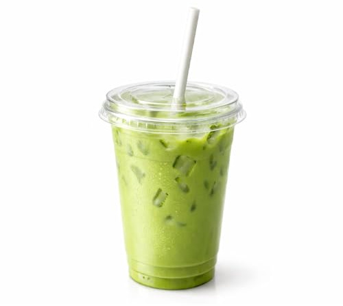 Vertduree Gobelets Transparents avec Couvercle Plat – Lots de 20 à 100 – Idéals pour Milkshakes, Smoothies, Bubble Tea et Desserts – Tailles 12oz, 16oz, 20oz – Qualité Professionnelle (50, 473M)