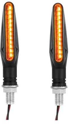 Luz Intermitente LED Flexible para Motocicleta, Luz De Giro Universal para, Relé Incorporado, 12 V Motocicleta Intermitentes señalizacion